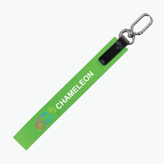 Full Color Carabiner Wrist Strap Key Holder