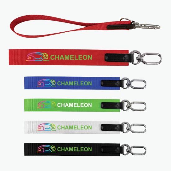 Full Color Carabiner Wrist Strap Key Holder