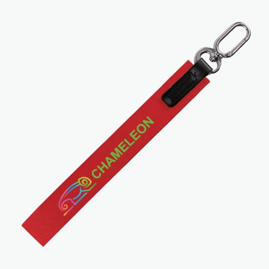 Full Color Carabiner Wrist Strap Key Holder