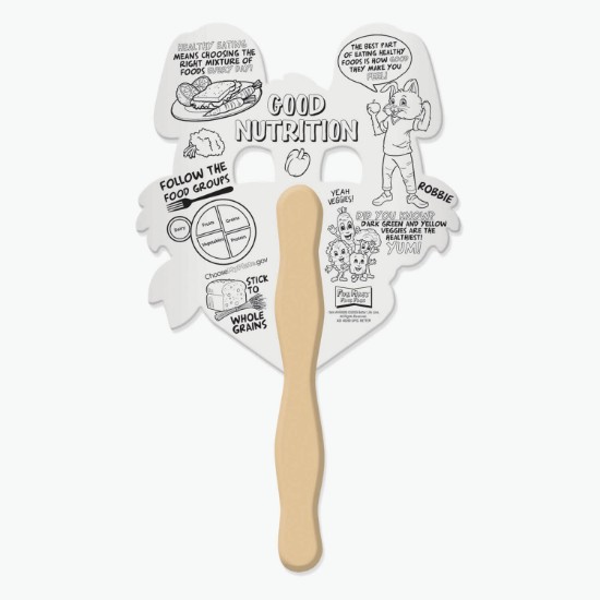 Fun Mask Face Fan - Good Nutrition