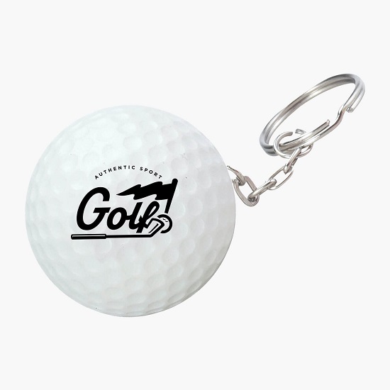Stress Reliever Keychain - Golf Ball