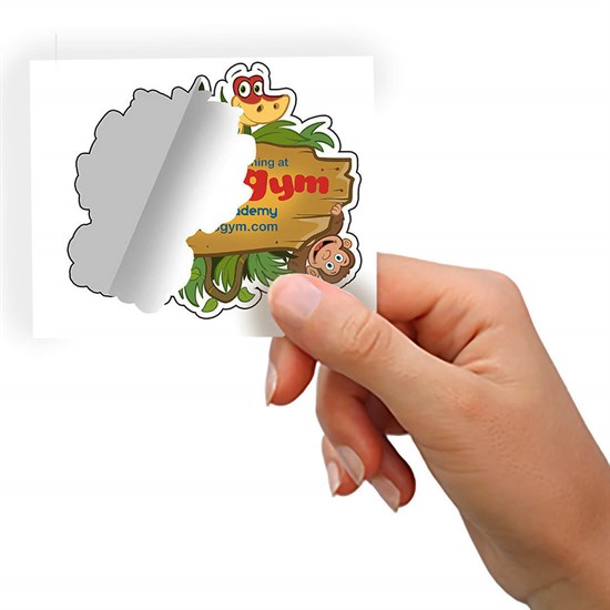 CustomCut Full Color Removable Vinyl Sticker - Large
