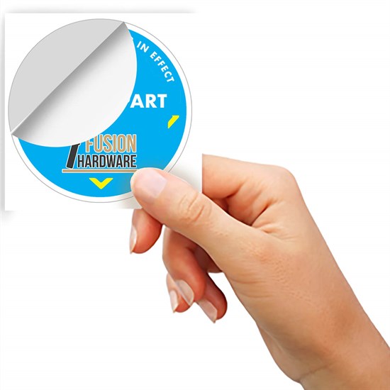 CustomCut Full Color Removable Vinyl Sticker - Extra Large