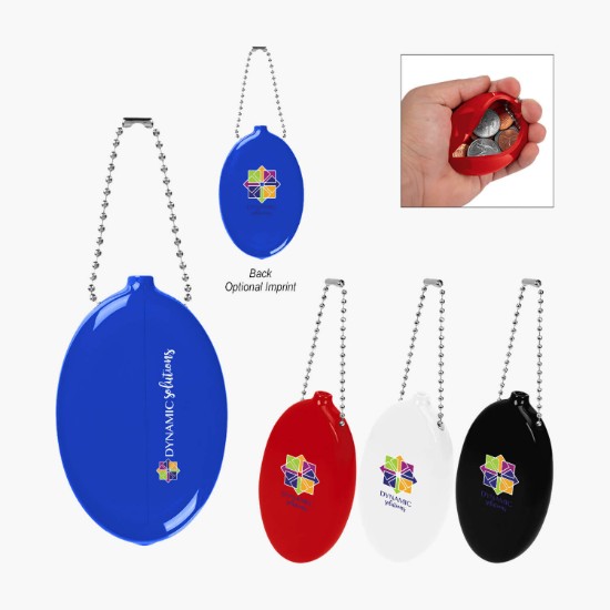 Old School Squeeze Coin Pouch Keychain