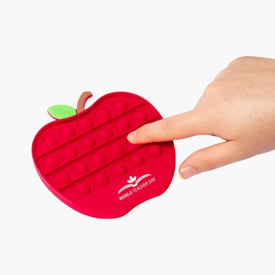 Push Pop Bubble Apple Shape Stress Reliever