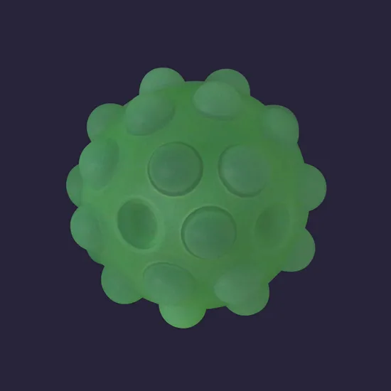 Glow in the Dark Push Pop Bubble Stress Ball