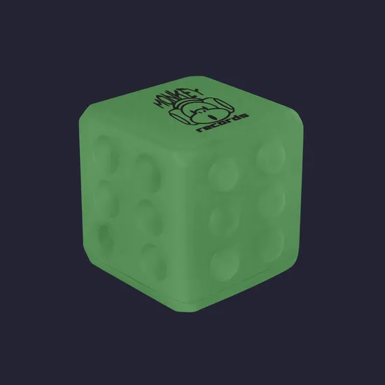 Glow in the Dark Push Pop Bubble Stress Cube
