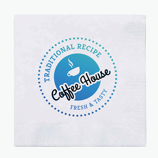 Full Color Luncheon Napkin - 1 Ply