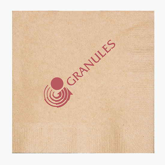 Kraft Beverage Napkin - 1 Ply