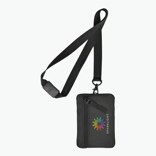 Rally Recycled ID Pouch Lanyard - Full Color
