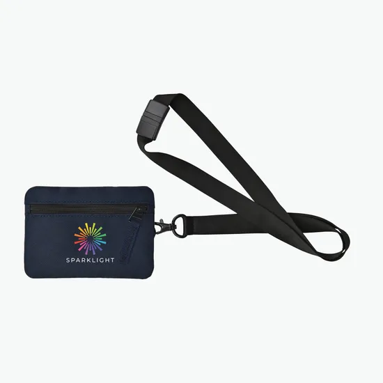 Rally Recycled ID Pouch Lanyard - Full Color