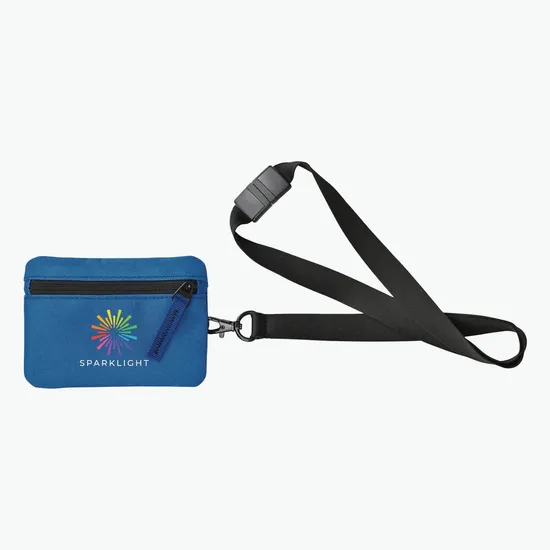 Rally Recycled ID Pouch Lanyard - Full Color
