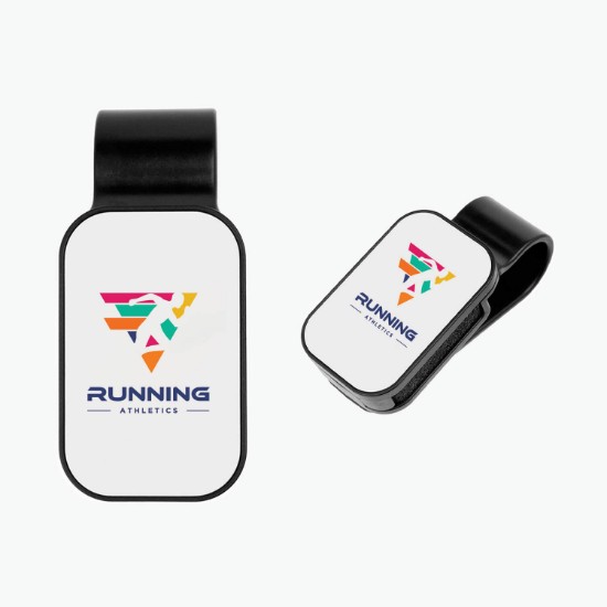 Recycled Sunglass Visor Clip - Full Color
