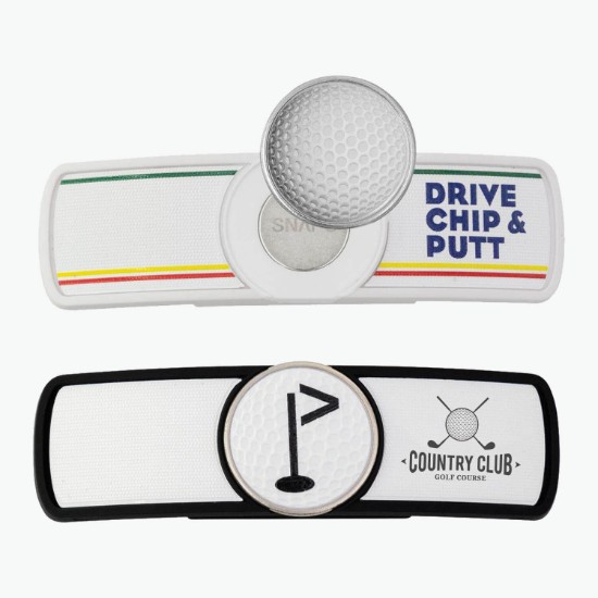 SNAPS Printed Hat Strap Ball Marker