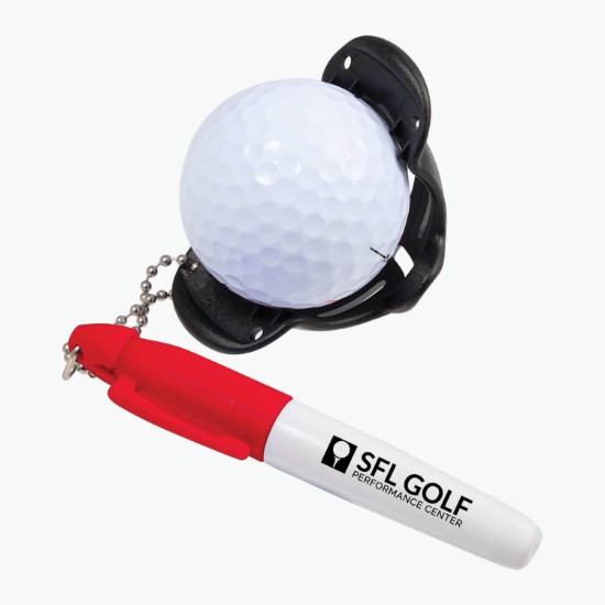 Golf Ball Stencil with Marker