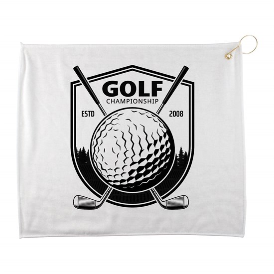 15 x 18 Performance Golf Towel with Grommet and Hook
