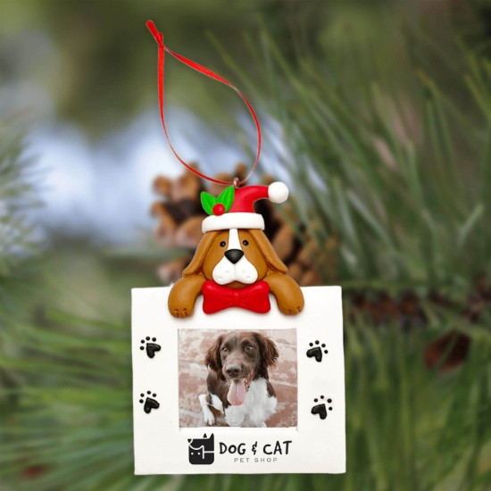 Dog Picture Frame Ornament