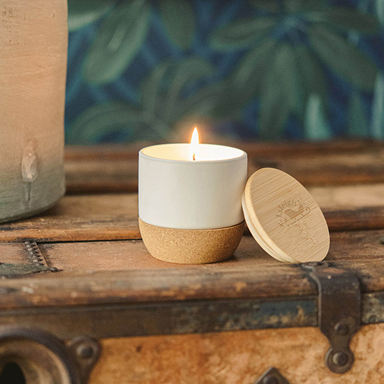Cork Bottom Soy Candle