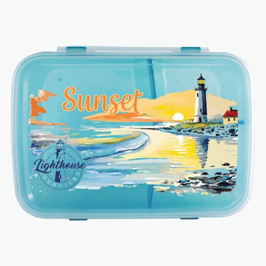 Translucent Lunch Container - Full Color