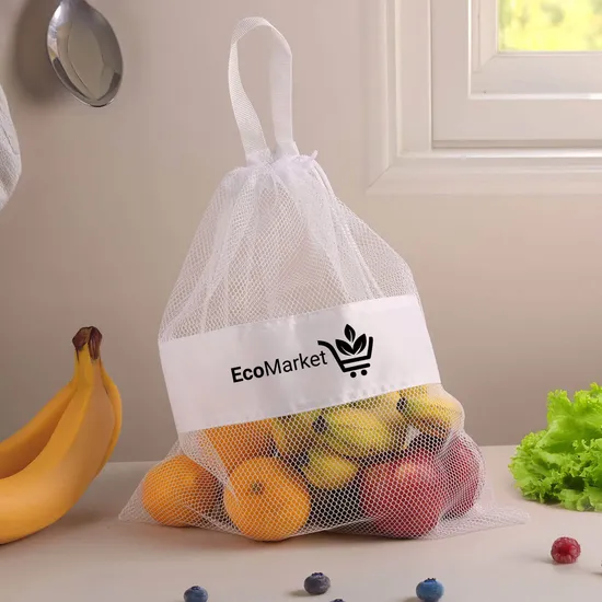 Drawstring Mesh Produce Bag - 24-Hour Production