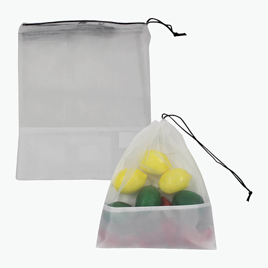 3-Piece Recycled Market Mesh Bag Set - Clearance