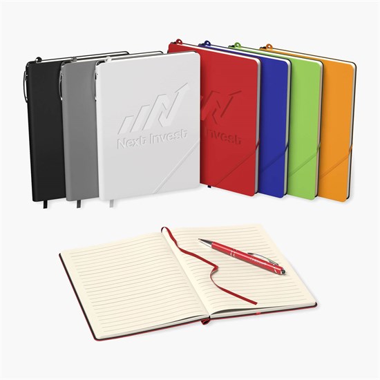 Neoskin Soft Cover Journal and Pen Combo - Debossed