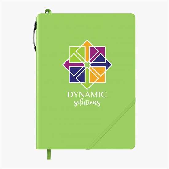 Roland Hard Cover Journal and Pen Combo - Full Color