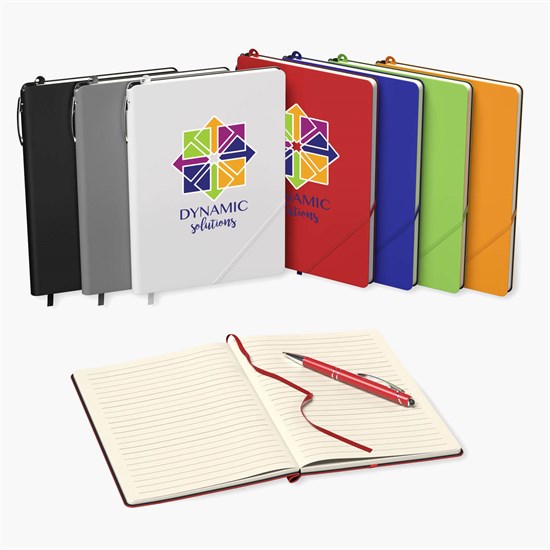 Roland Hard Cover Journal and Pen Combo - Full Color