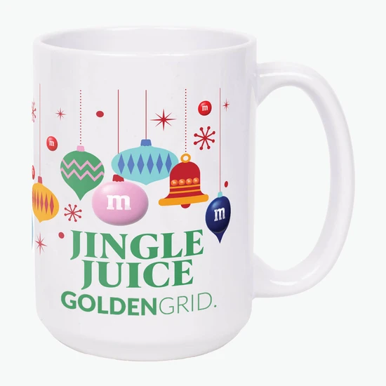 15 oz Mug with Color Choice M&M's - 5 oz