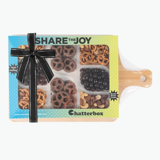 Sweet and Savory Charcuterie Tray with Bamboo Board