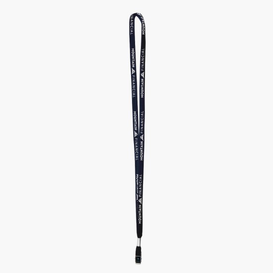 3/8 Cotton Comfort One-Ply Lanyard - Bulldog Clip