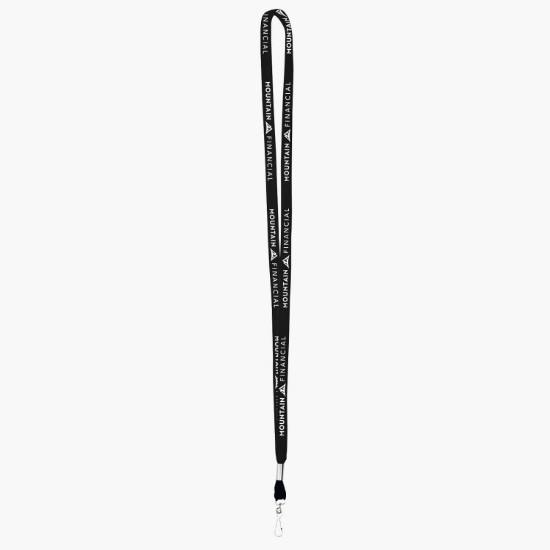 3/8 Cotton Comfort One-Ply Lanyard - Swivel J-Hook