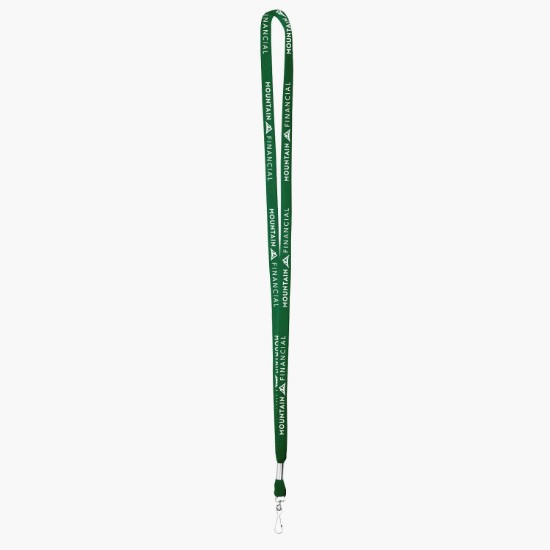3/8 Cotton Comfort One-Ply Lanyard - Swivel J-Hook