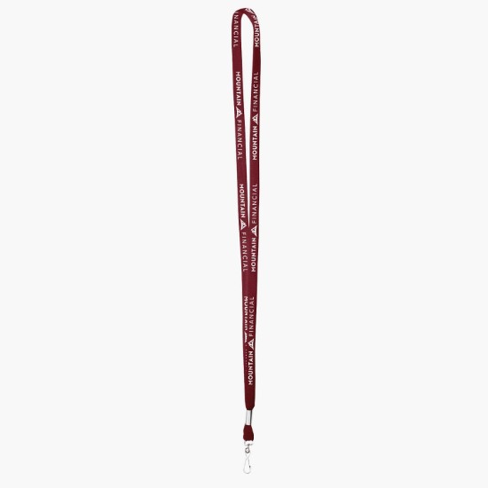 3/8 Cotton Comfort One-Ply Lanyard - Swivel J-Hook