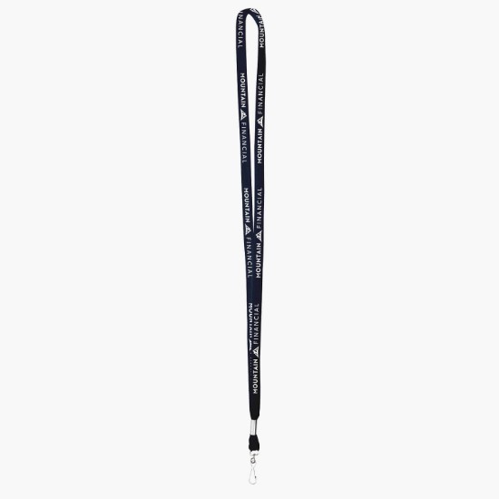 3/8 Cotton Comfort One-Ply Lanyard - Swivel J-Hook