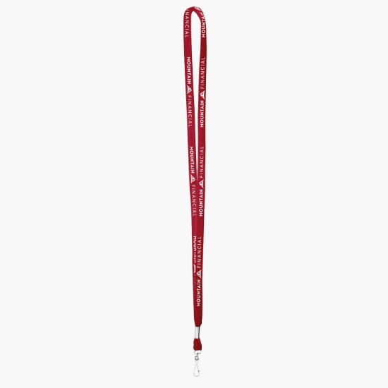 3/8 Cotton Comfort One-Ply Lanyard - Swivel J-Hook