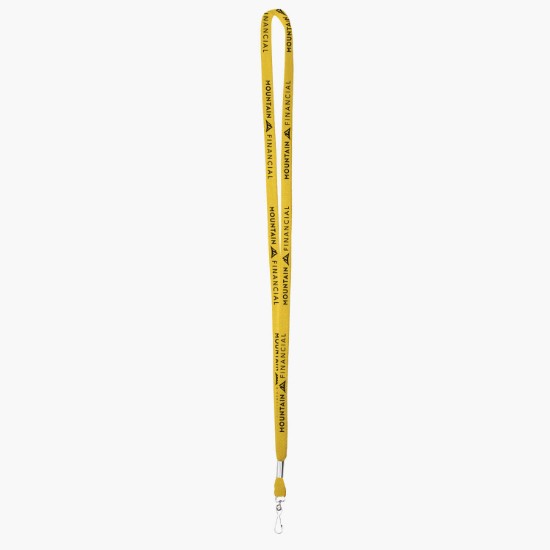 3/8 Cotton Comfort One-Ply Lanyard - Swivel J-Hook