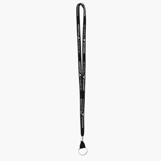 3/8 Cotton Comfort One-Ply Lanyard - Split Ring