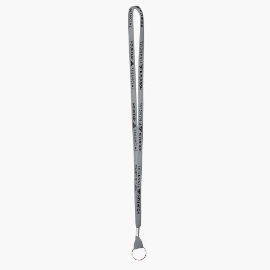 3/8 Cotton Comfort One-Ply Lanyard - Split Ring
