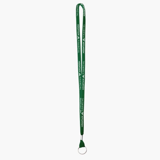 3/8 Cotton Comfort One-Ply Lanyard - Split Ring