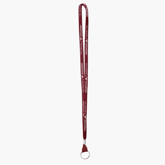 3/8 Cotton Comfort One-Ply Lanyard - Split Ring