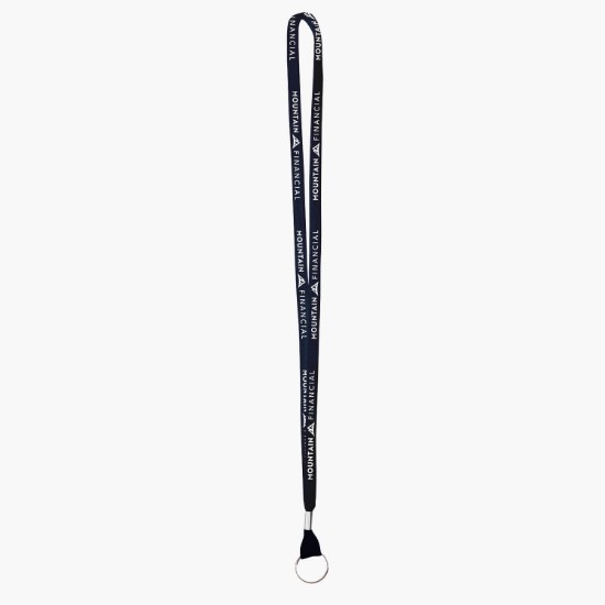 3/8 Cotton Comfort One-Ply Lanyard - Split Ring