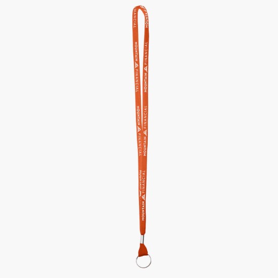 3/8 Cotton Comfort One-Ply Lanyard - Split Ring