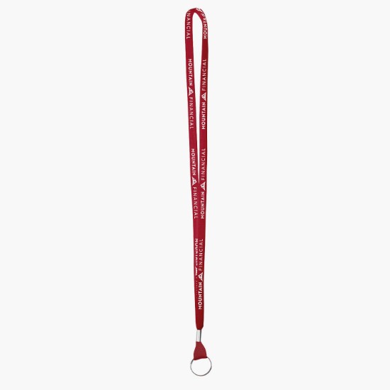 3/8 Cotton Comfort One-Ply Lanyard - Split Ring