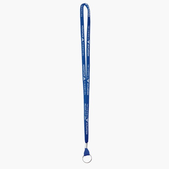 3/8 Cotton Comfort One-Ply Lanyard - Split Ring