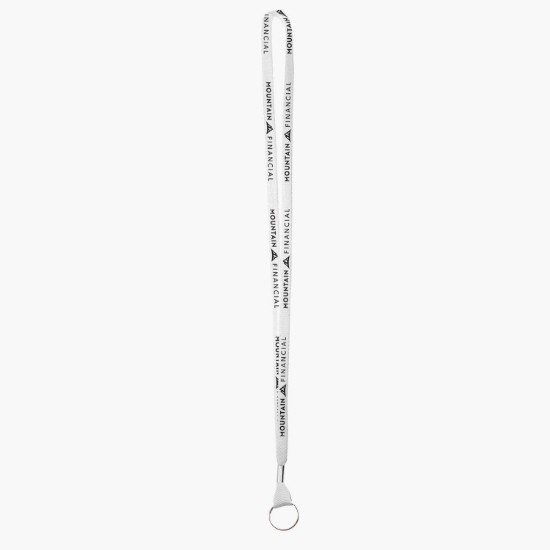 3/8 Cotton Comfort One-Ply Lanyard - Split Ring