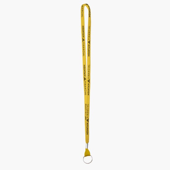 3/8 Cotton Comfort One-Ply Lanyard - Split Ring