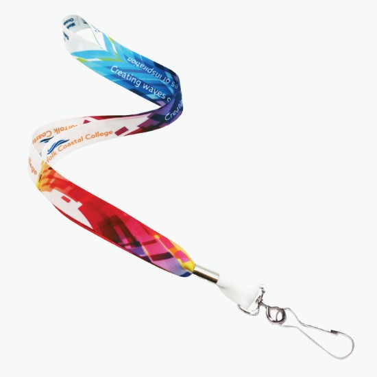 3/4 Full Color Recycled Ocean Plastic Lanyard - Snap Hook