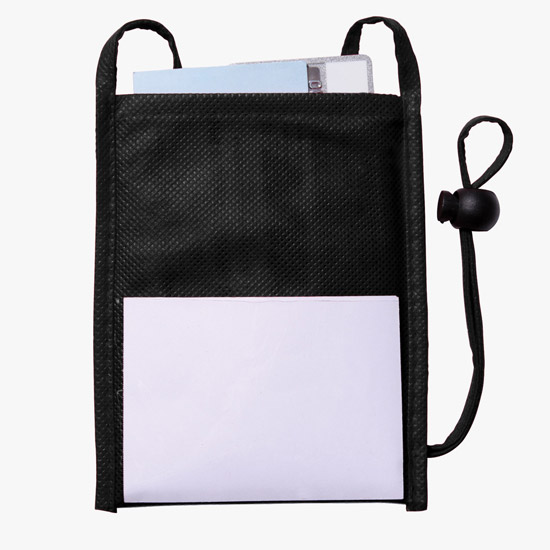 Eco Dual Pocket Neck Wallet - Blank