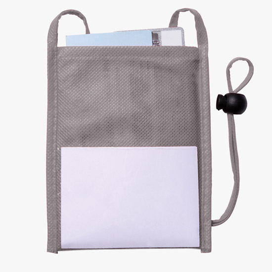 Eco Dual Pocket Neck Wallet - Blank
